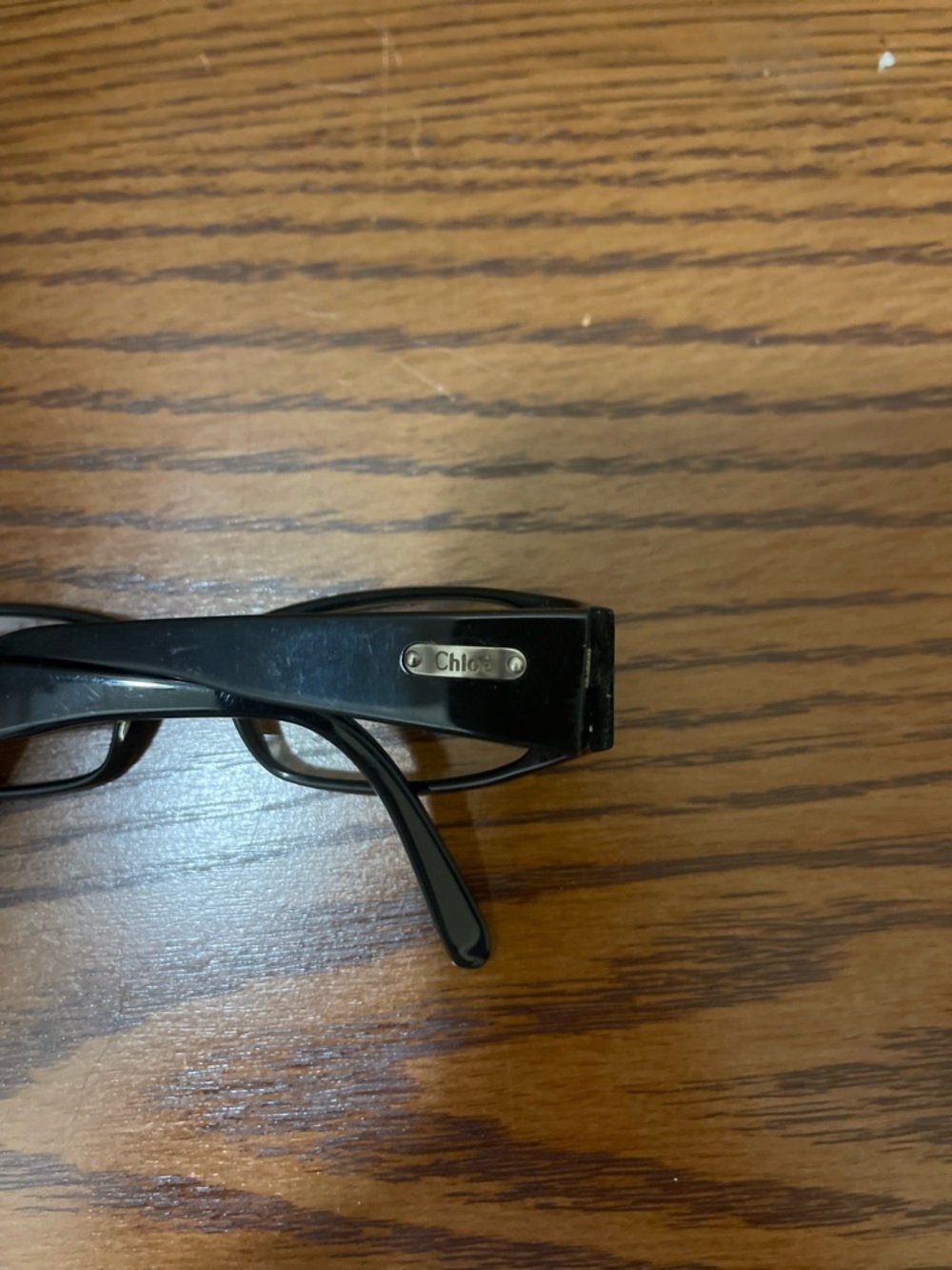 Chloé Black Rectangular Eyeglasses Frame - Picture 4 of 5